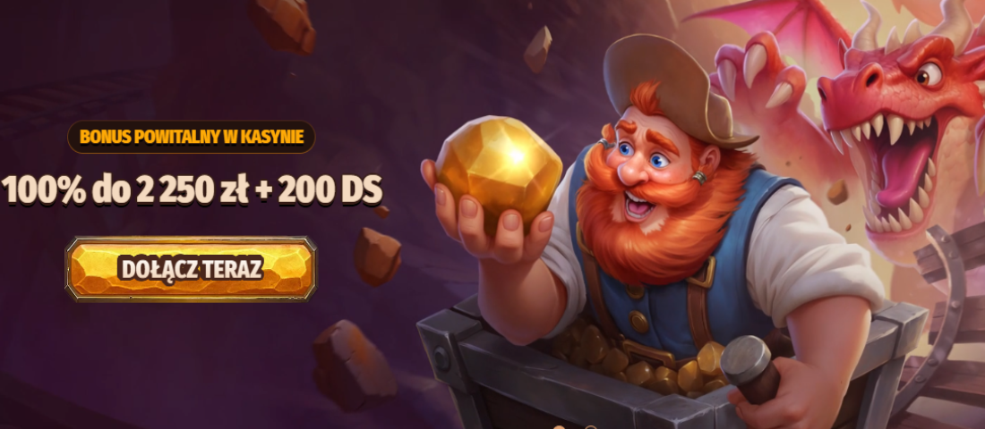 Dragonia Casino Baner z bonusami dla Polski 2026