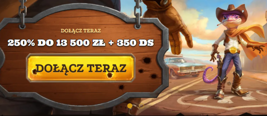 Lizaro Casino Baner z bonusami dla Polski 2026